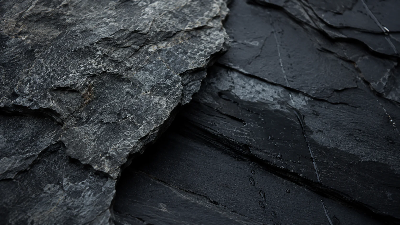 Slate macro fractured